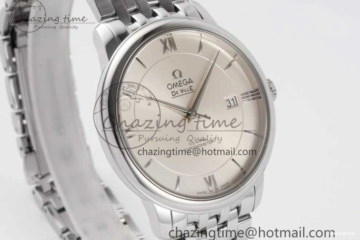 0506 Bright De Ville SS DIWF 1:1 Best Edition Silver Dial SS Markers on SS Bracelet MIYOTA 7848